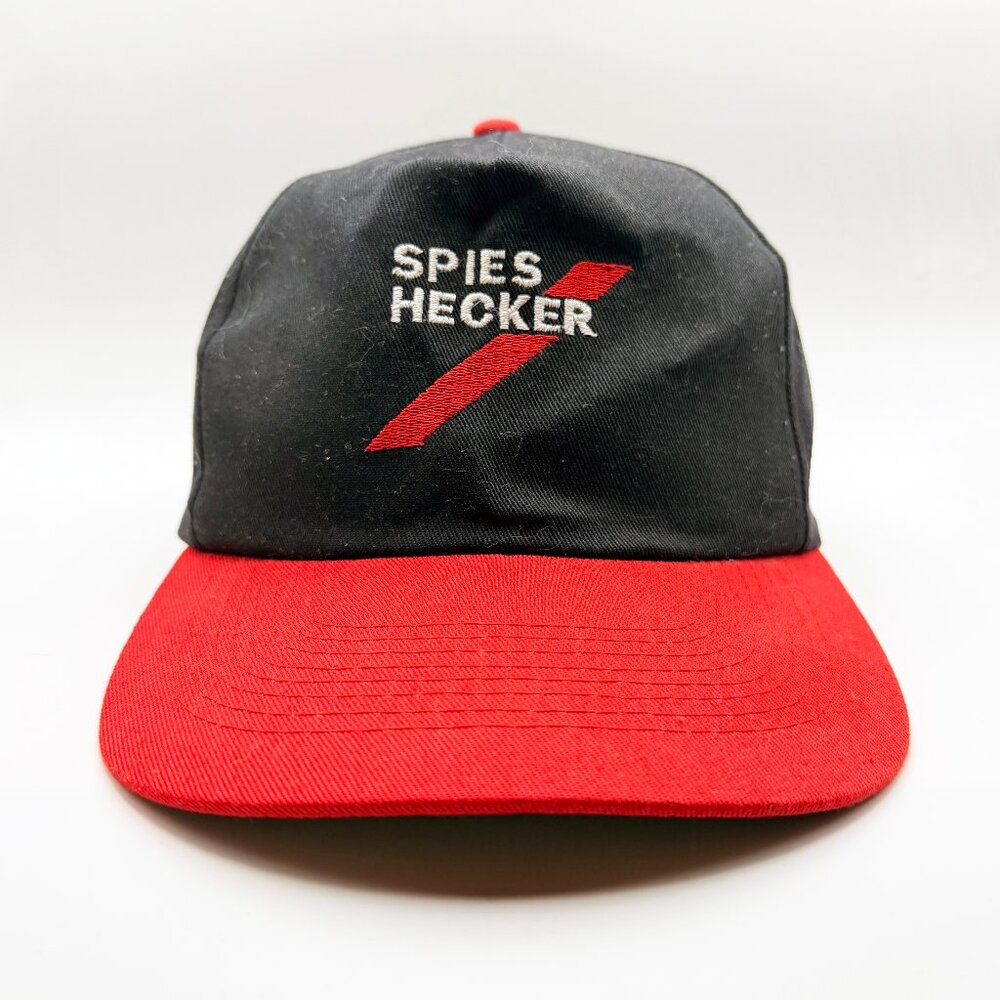 Spies Hecker Automotive Snapback Hat - Black/Red - VINTAGE 90s